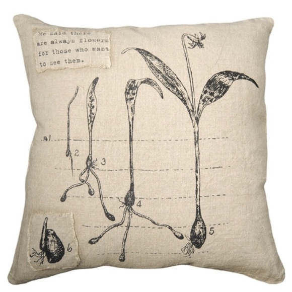 Sugarboo & Co. “There are always flowers” linen pillow case - Picture 1 of 2